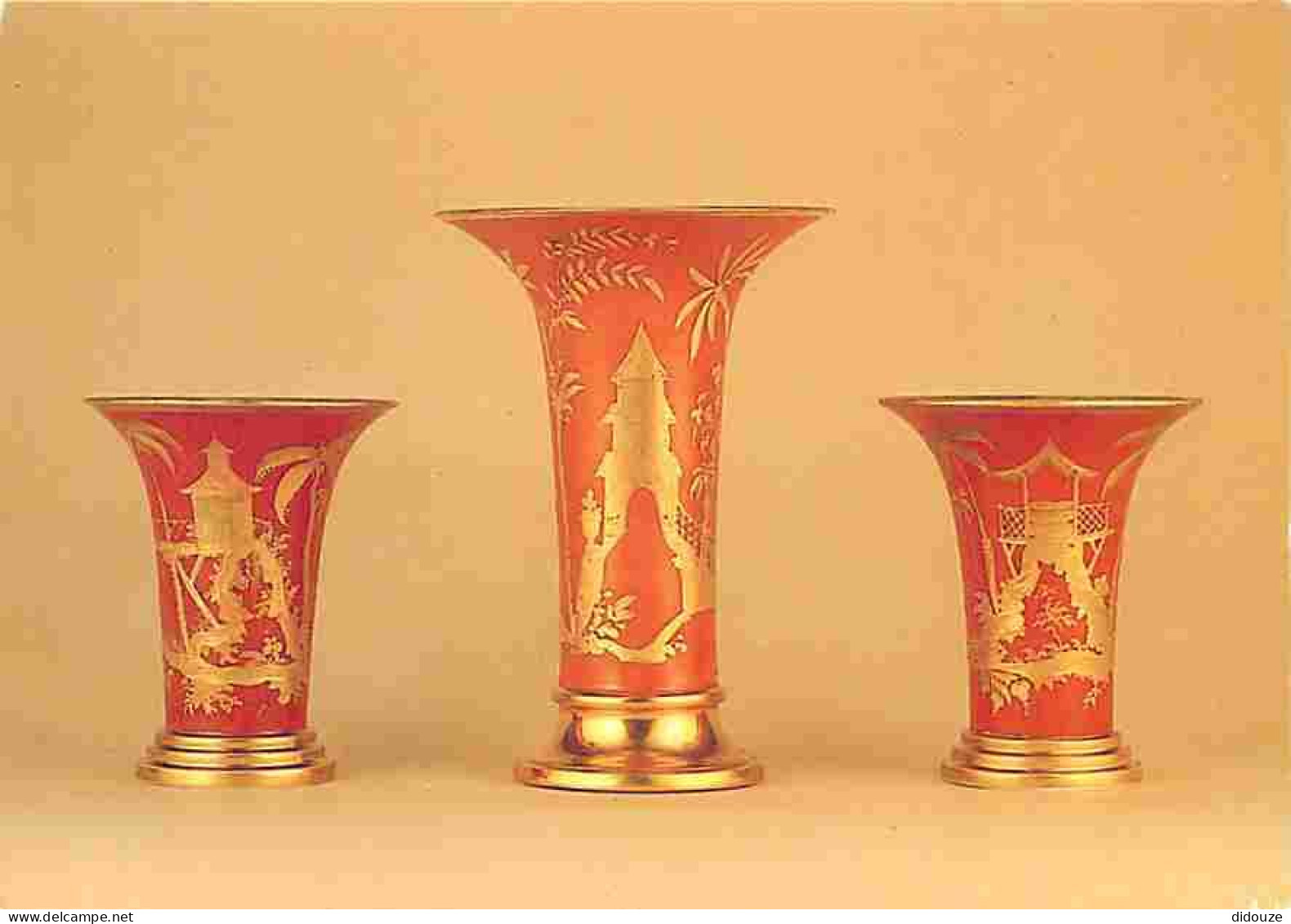 Art - Paris - Musée Du Louvre - Trois Vases En Porcelaine - Manufacture De Pierre Louis Dagoty - CPM - Voir Scans Recto- - Kunstgegenstände
