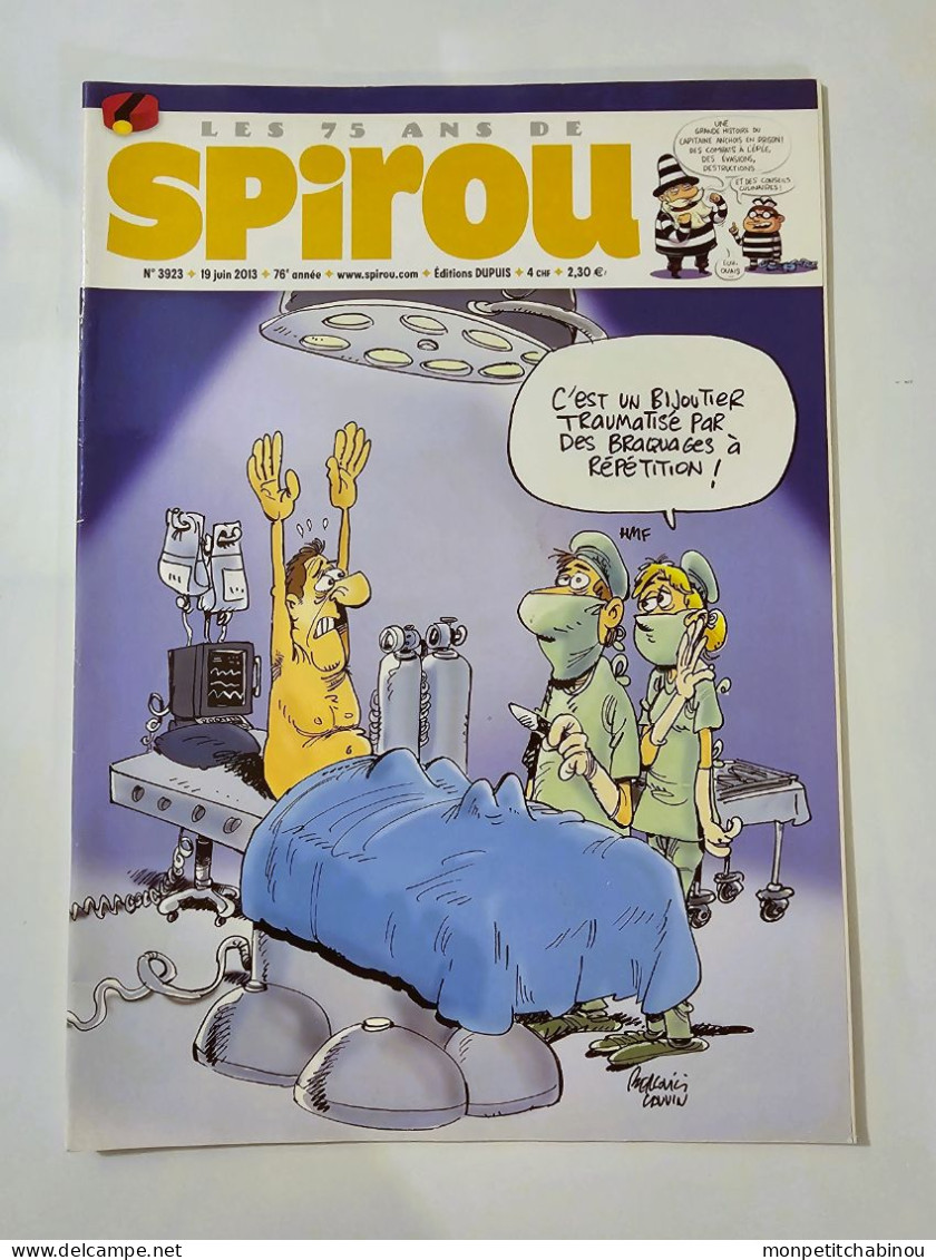 SPIROU Magazine N°3923 (19 Juin 2013) - Spirou Magazine