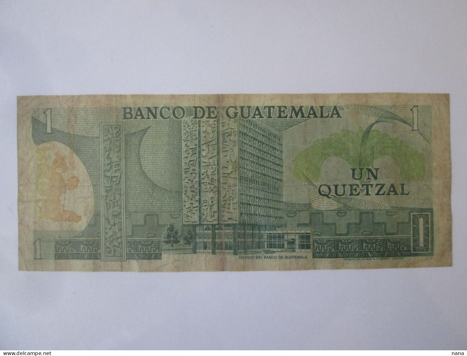 Guatemala 1 Quetzal 1978 Banknote,see Pictures - Guatemala