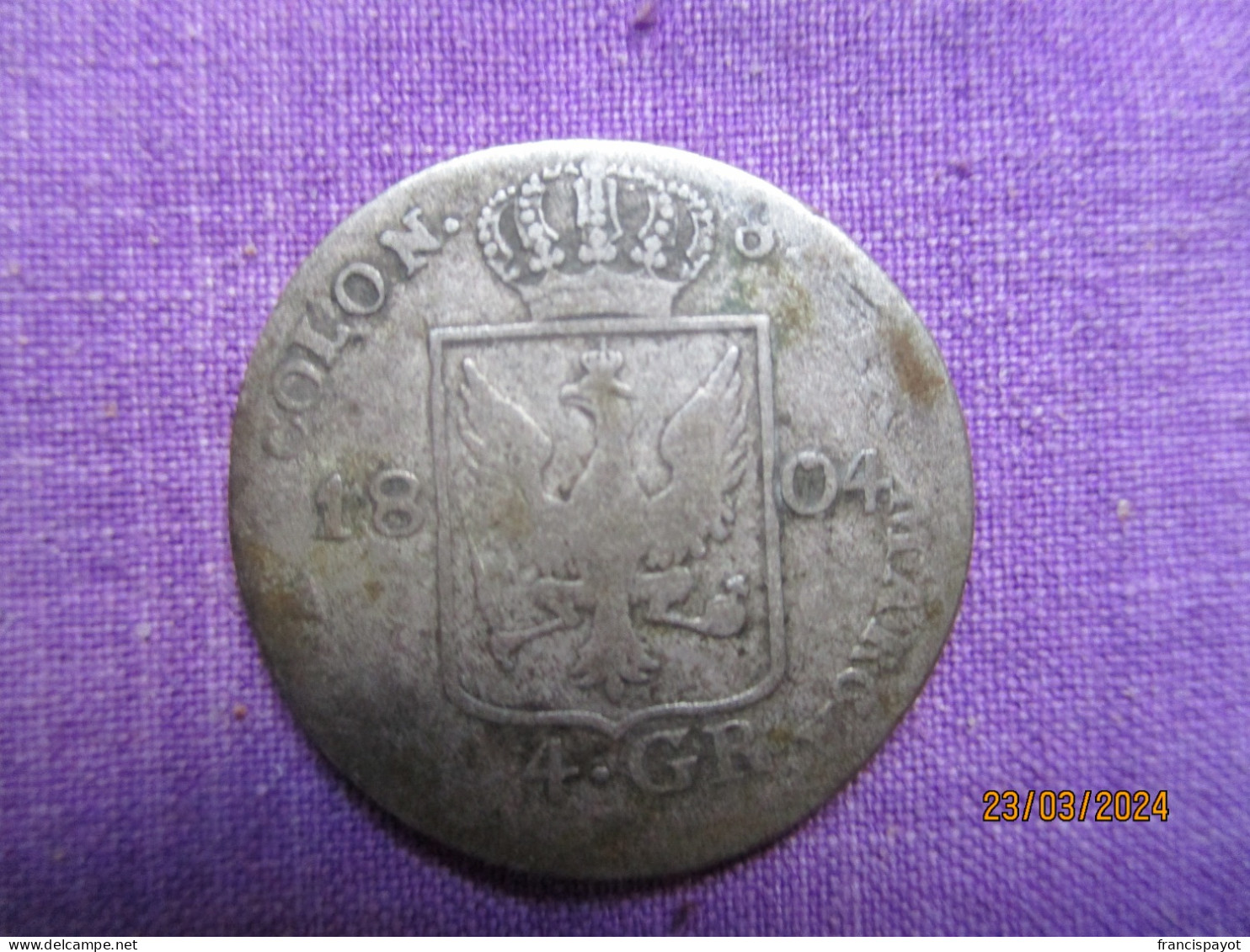 Germany: 4 Groschen 1804 - Preussen - Piccole Monete & Altre Suddivisioni