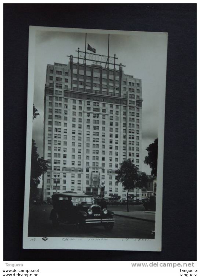 Bresil Brazil BrasilRio De Janeiro -  Ancienne Voiture Auto  Carte Photo Ca 1930 - Rio De Janeiro