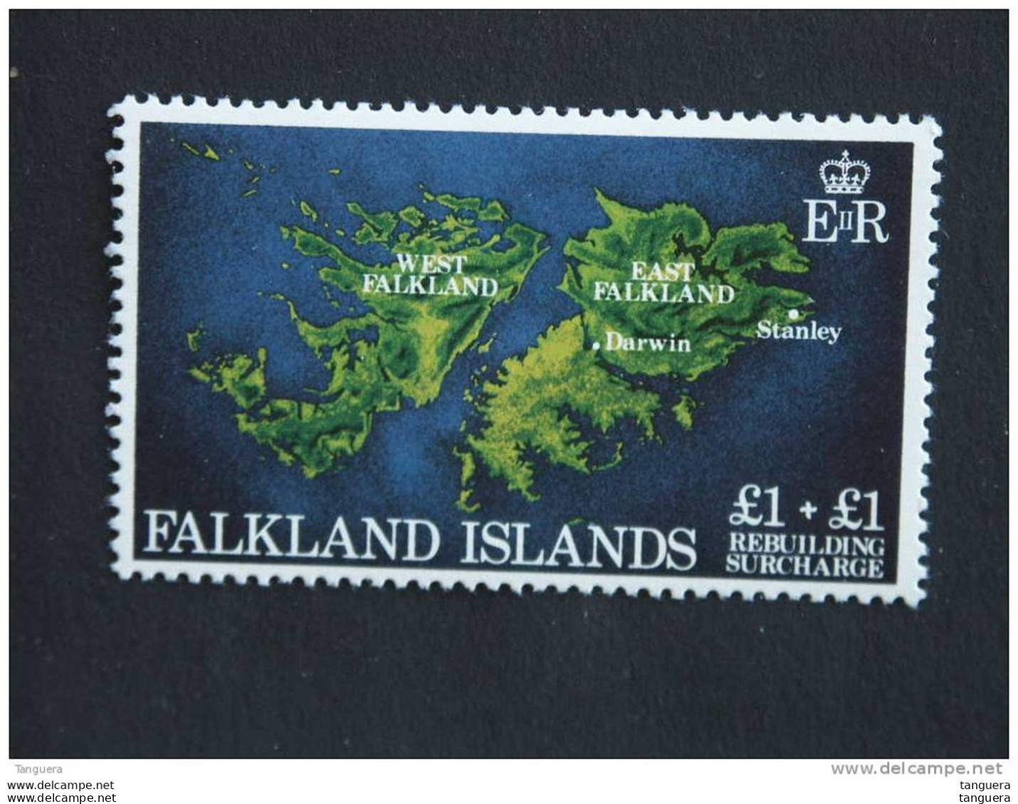 Falkland Islands 1982 Reconstruction Wederopbouw Carte Des îles Landkaart Yv 367 MNH ** - Falkland