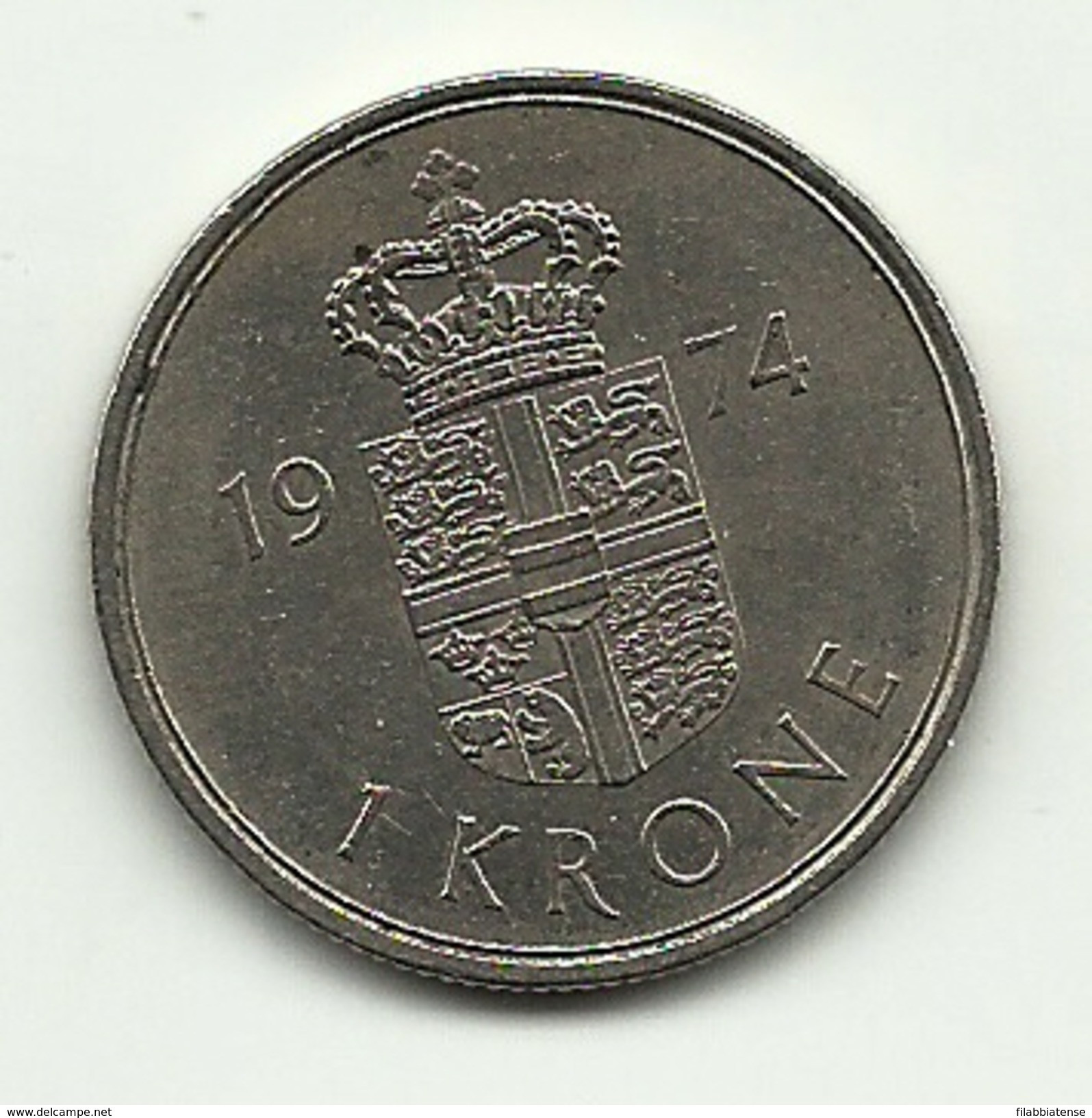 1974 - Danimarca 1 Krone ---- - Dänemark