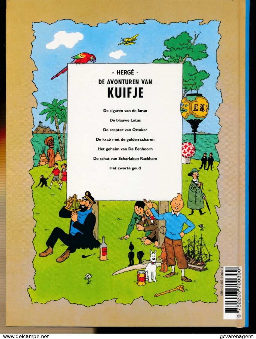 KUIFJE - DE SIGAREN VAN DE FARAO  - HARDE COVER - 23 X 17 CM   IN NIEUWSTAAT    2 AFBEELDINGEN - Kuifje