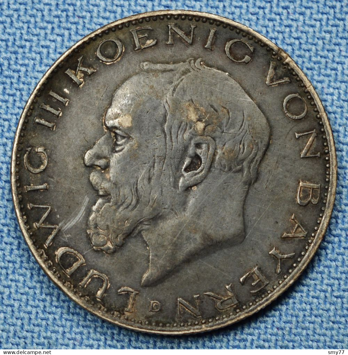 Bayern / Bavaria • 2 Mark  1914 • Ludwig III • Beautiful Black Patina • Silver 900‰ • German States / Bavière [24-424] - Other & Unclassified