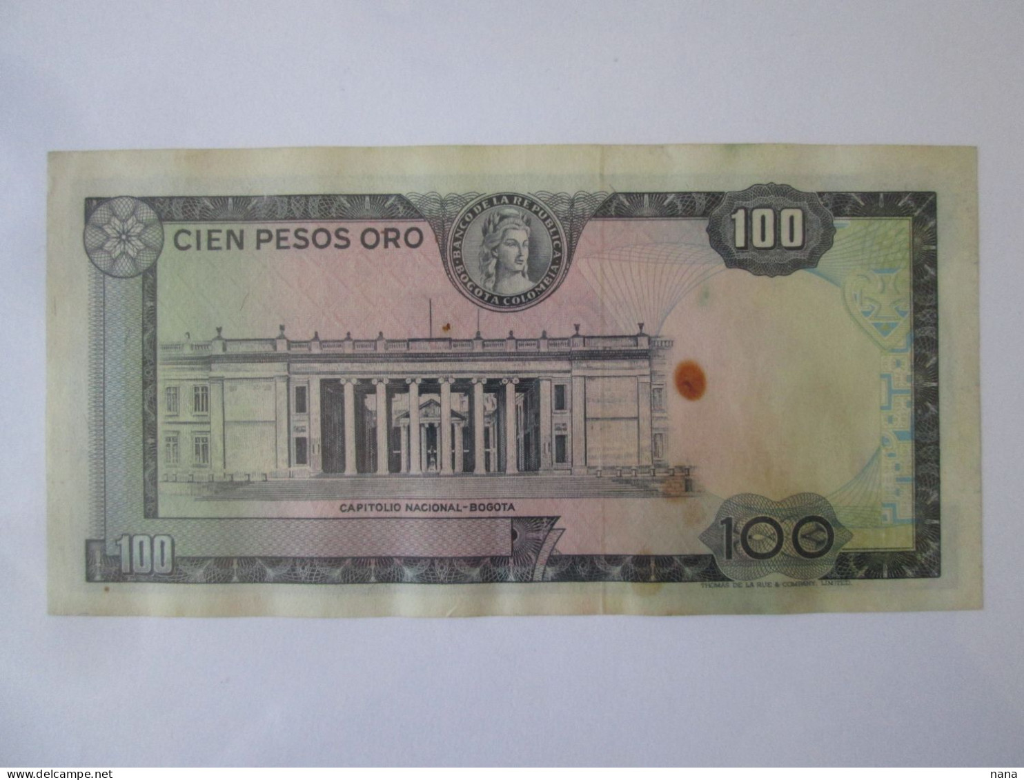 Colombia/Colombie 100 Pesos Oro 1973 Banknote See Pictures - Kolumbien