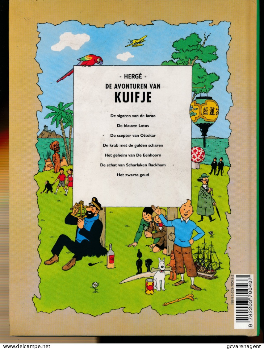 KUIFJE - HET GEHEIM VAN DE EENHOORN  - HARDE COVER - 23 X 17 CM   IN NIEUWSTAAT    2 AFBEELDINGEN - Kuifje