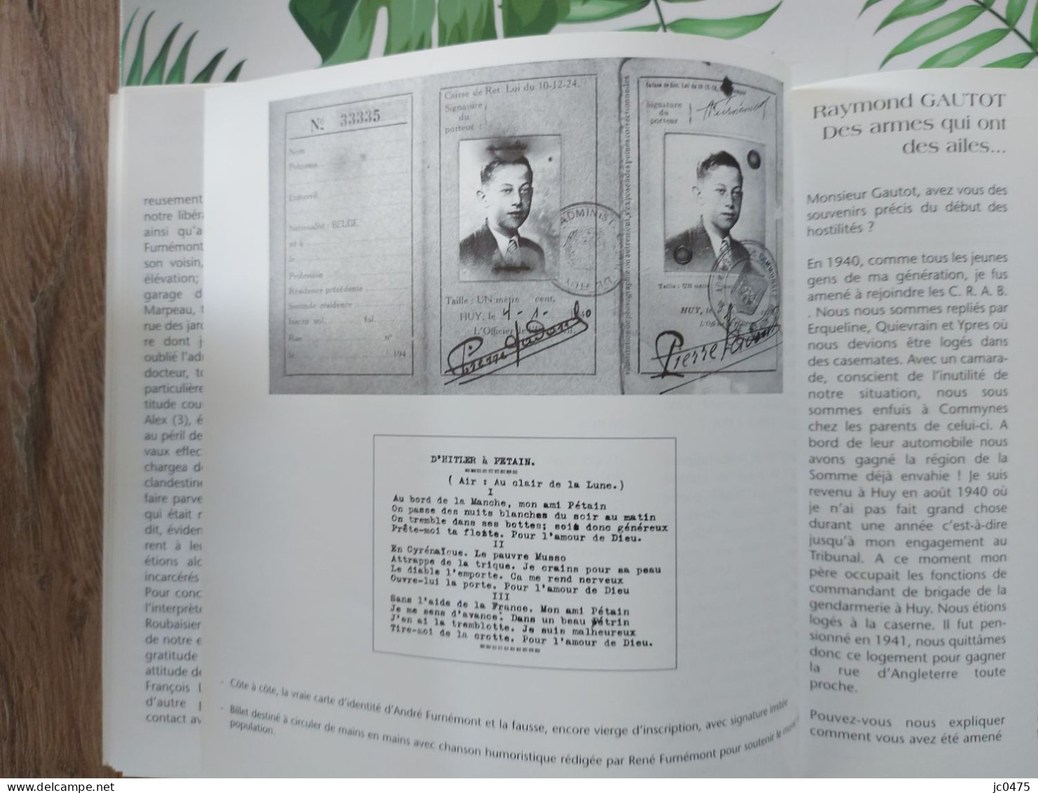 La Résistance, La Libération,les Hutois Racontent - Oorlog 1939-45