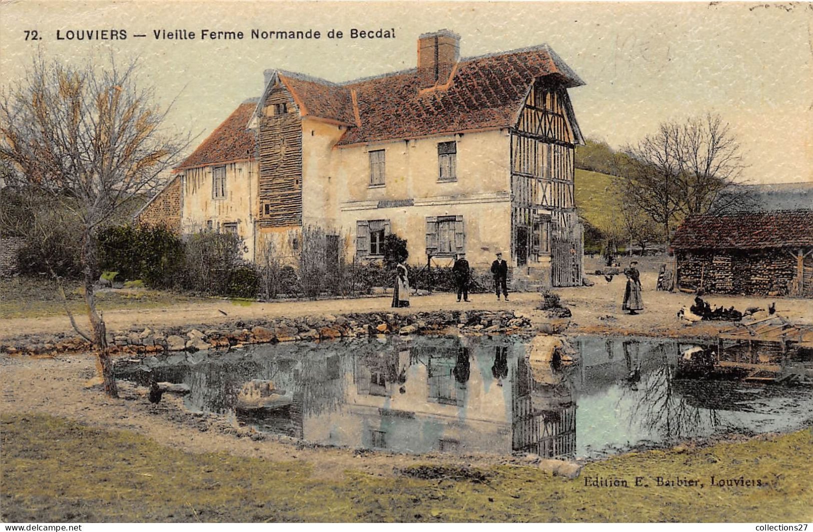 27-LOUVIERS- VIEILLE FERME NORMANDE DE BECDAL - Louviers