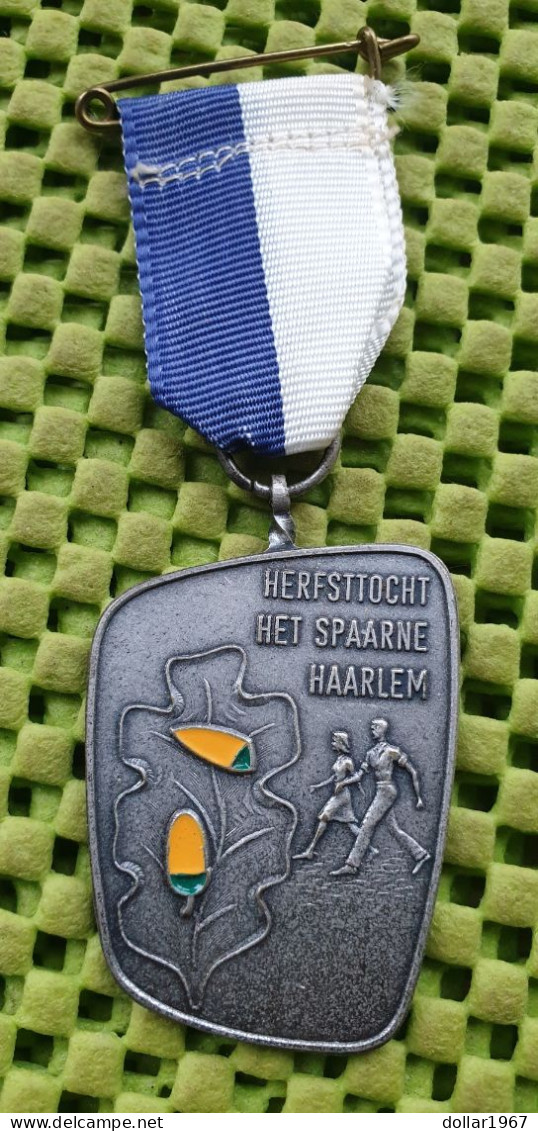 Medaille : Herfsttocht Het Spaane , Haarlem  -  Original Foto  !!  Medallion  Dutch - Autres & Non Classés