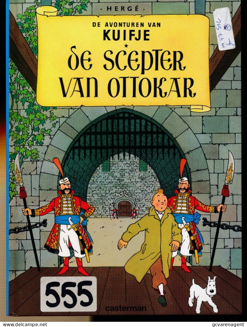 KUIFJE - DE SCEPTER VAN OTTOKAR - HARDE COVER - 23 X 17 CM   IN NIEUWSTAAT    2 AFBEELDINGEN - Kuifje