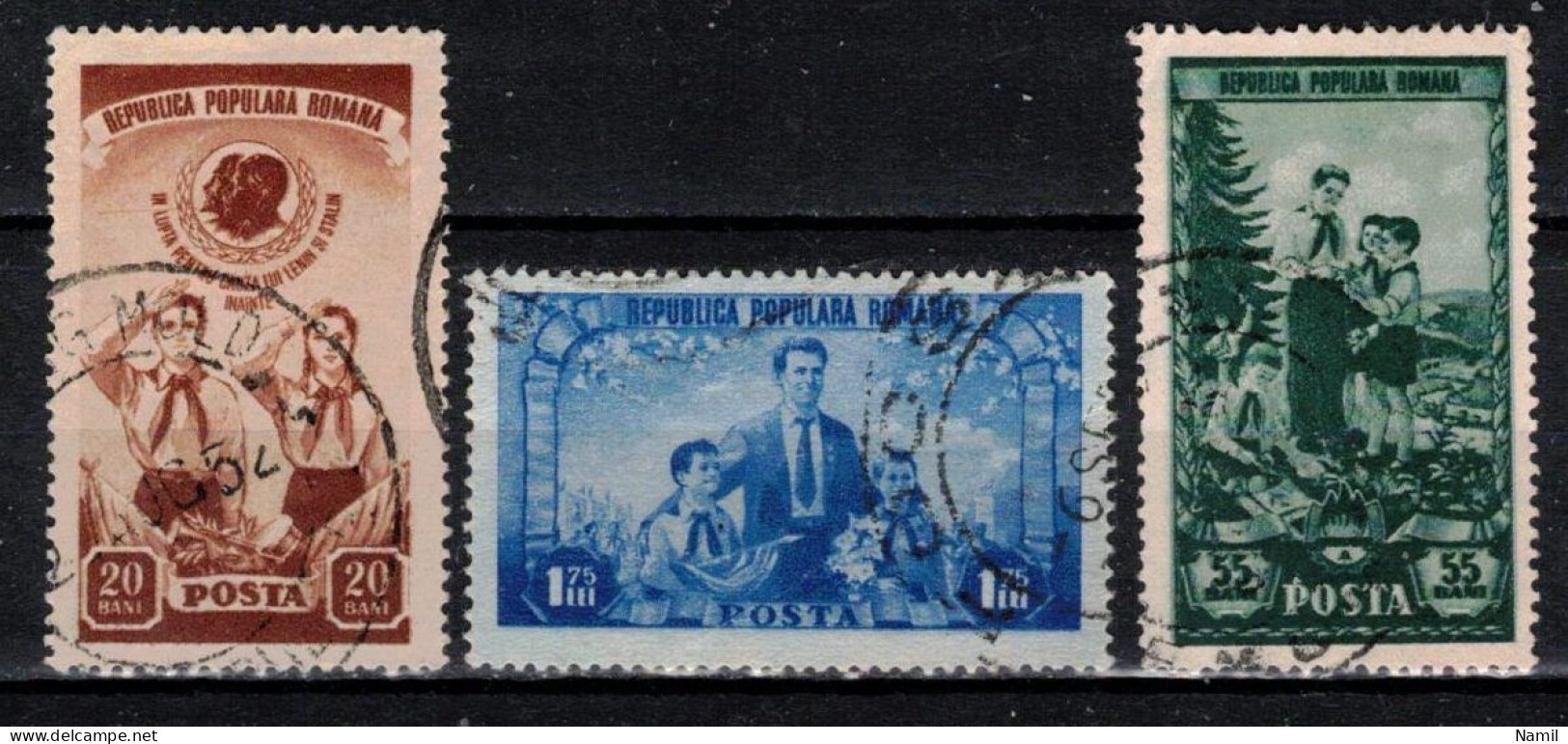 Roumanie 1952 Mi 1396-8 (Yv 1258-60), Obliteré - Used Stamps