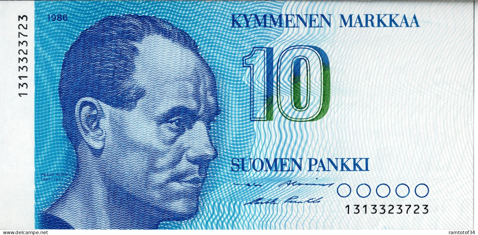 FINLANDE - 10 Mark 1986 UNC - Finland