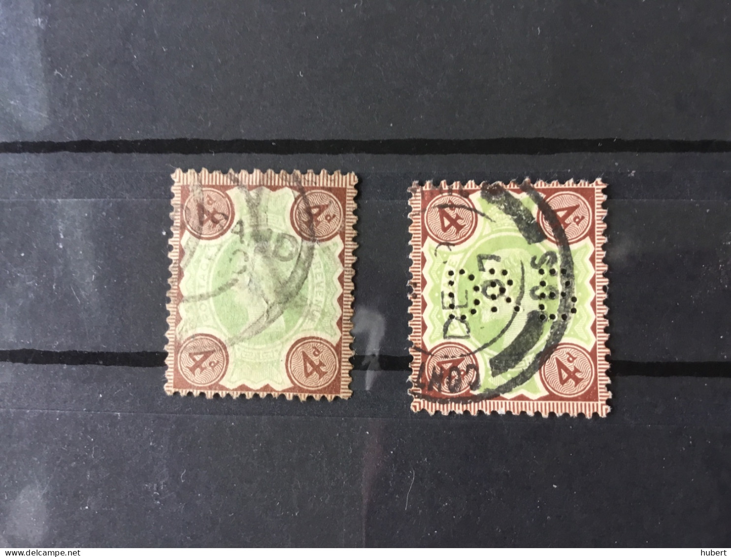 Queen Victoria  YT 97 (0) ,perfored DRB - Used Stamps