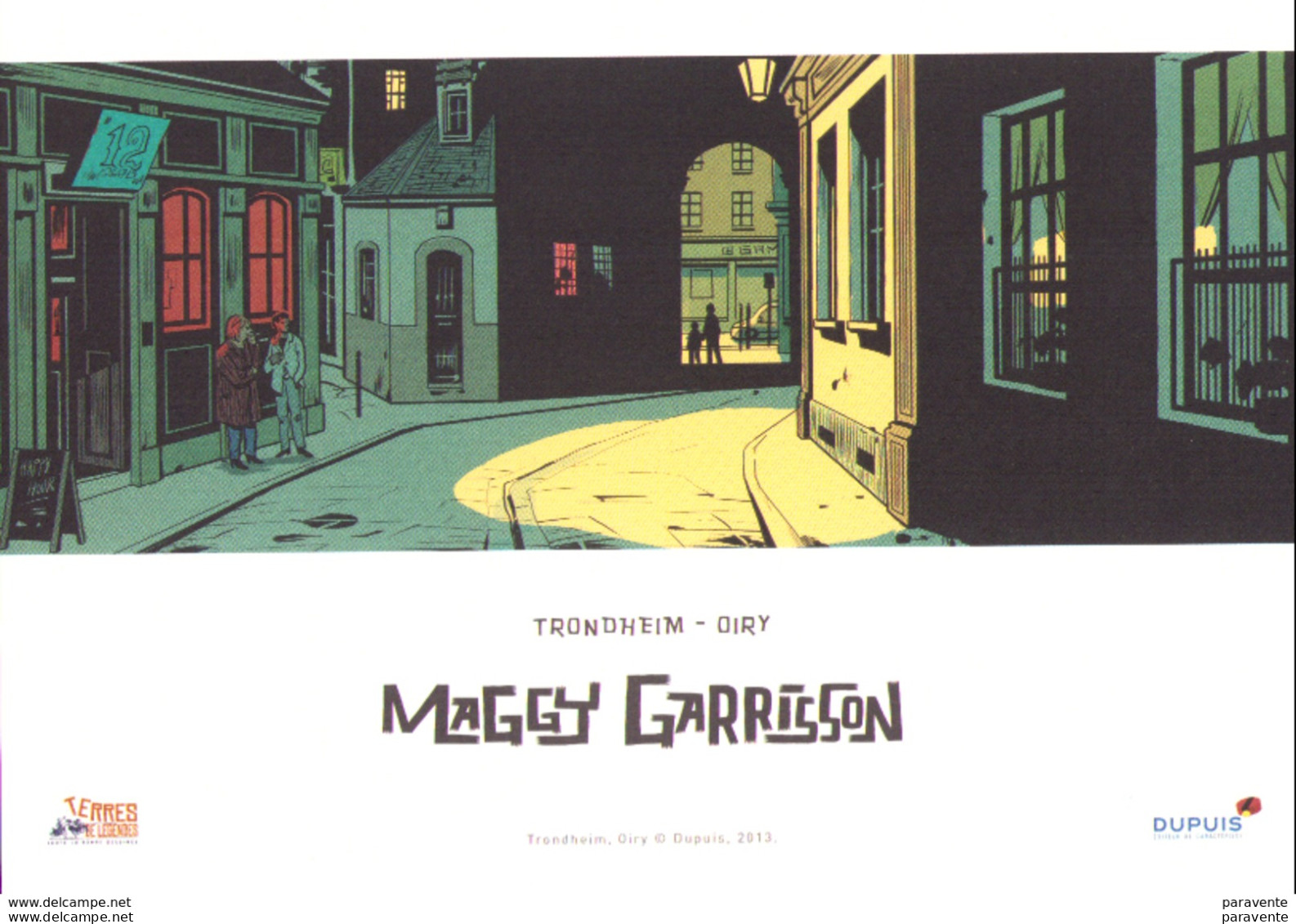 OIRY : Exlibris DUPUIS 2013 Pour MAGGY GARRISSON - Illustrateurs M - O