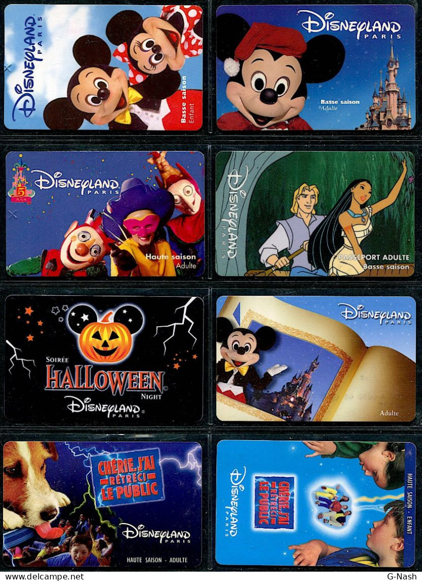 Disney - Lot De 8 Passeports - Disney