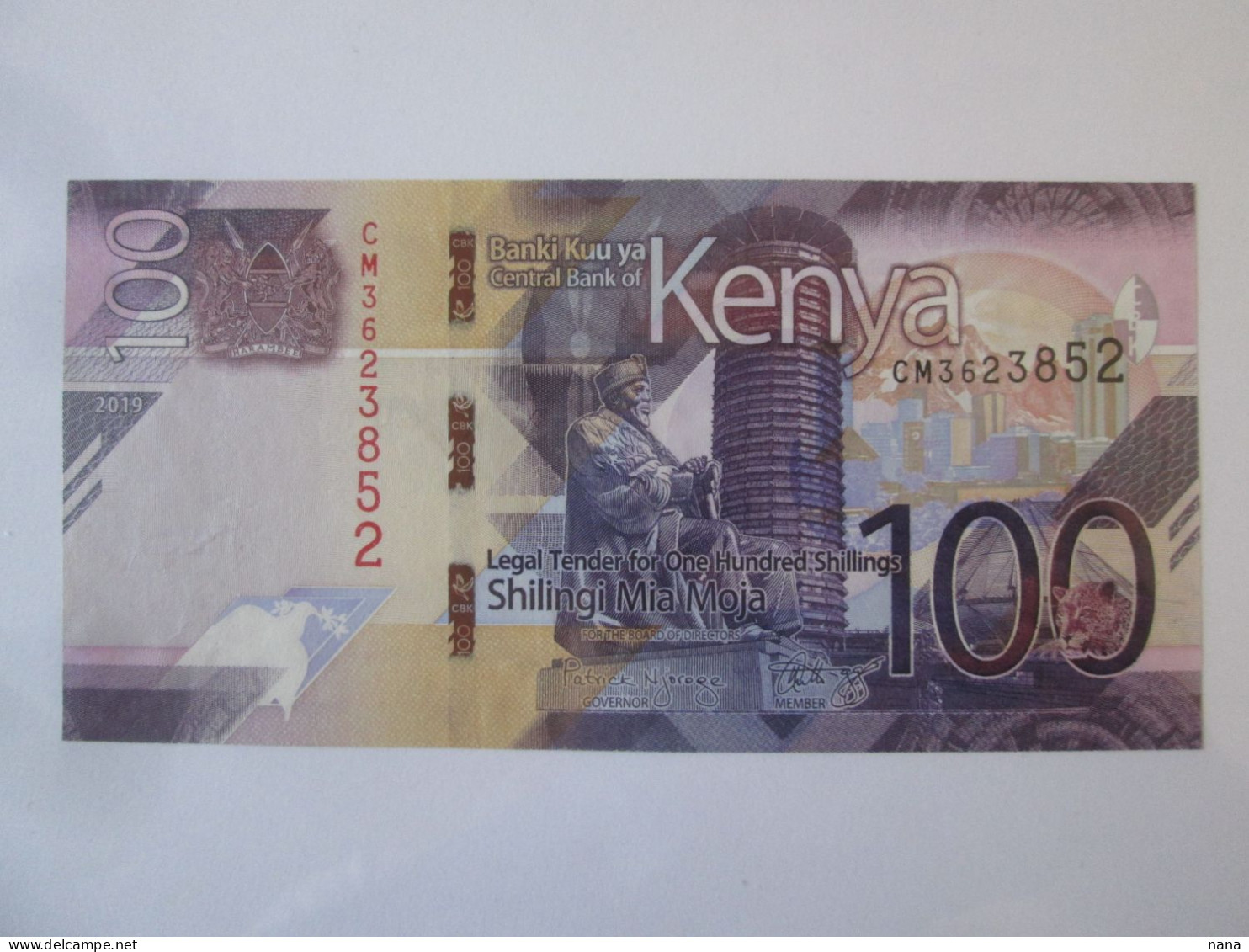 Kenya 100 Shilingi 2019 Banknote,see Pictures - Kenia