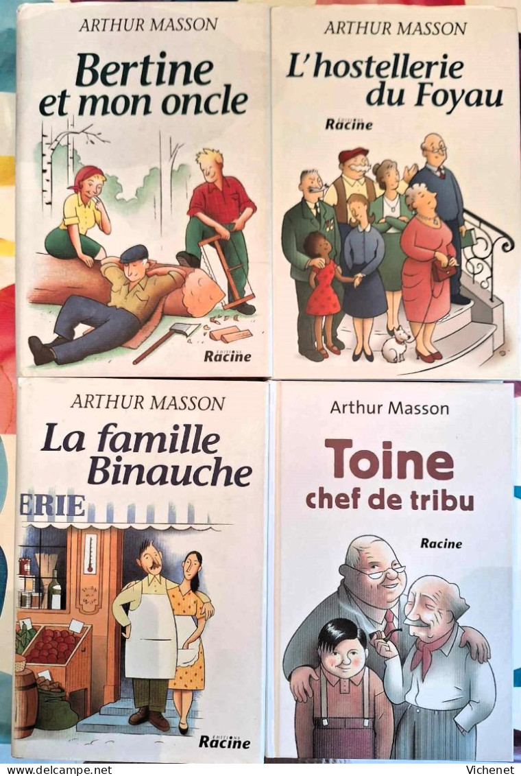 Arthur Masson - Lot De 4 Tomes - Auteurs Belges