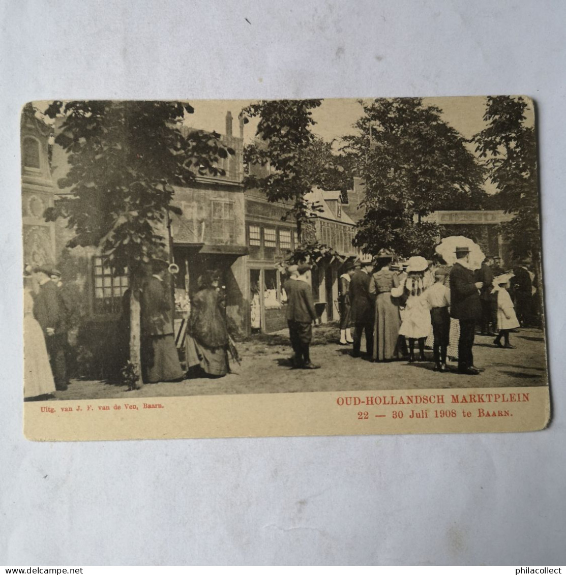 Baarn (Utr.) 1908 Oud Hollandsch Marktplein 19?? - Baarn