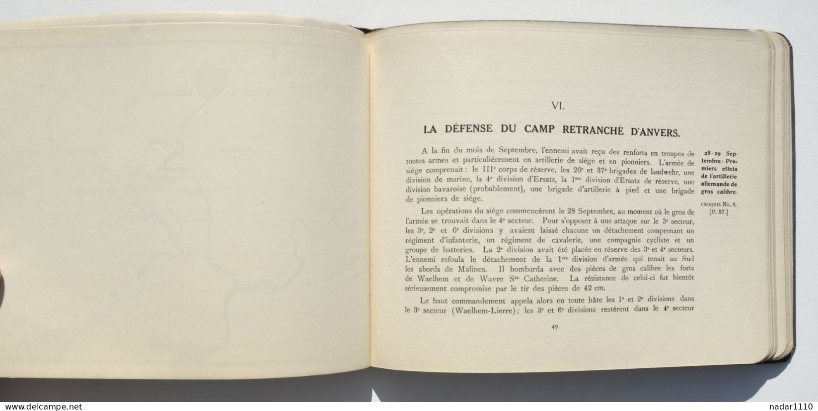 Guerre 14-18 : L'action de l'Armée Belge du 31 juillet au 31 décembre 1914 - Chapelot 1915 / Haelen, Yser, Anvers, Namur