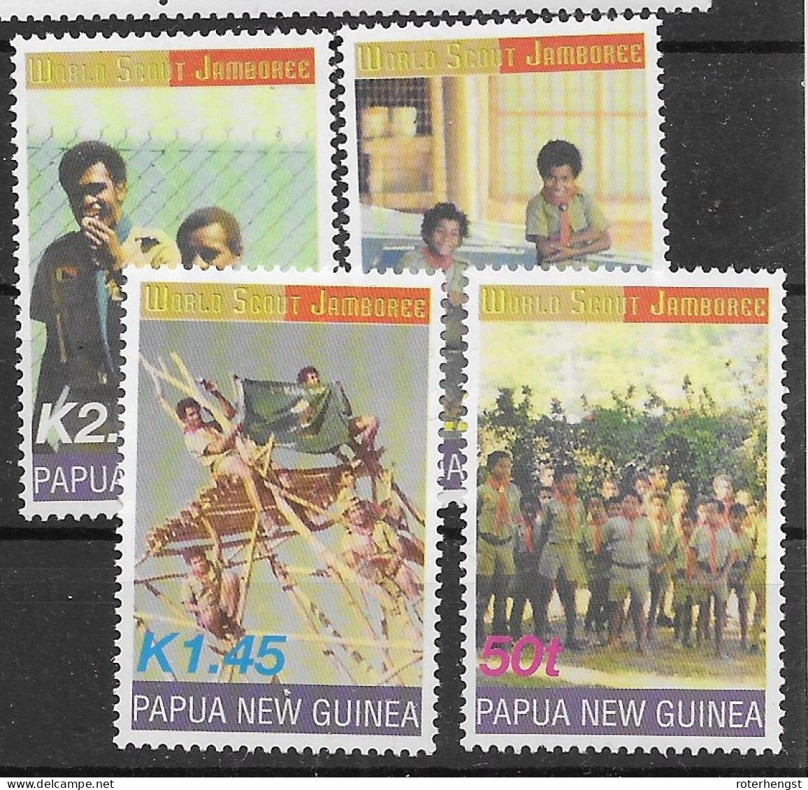 Papua Scouts Set Mnh ** Set From 2003 - Papua New Guinea