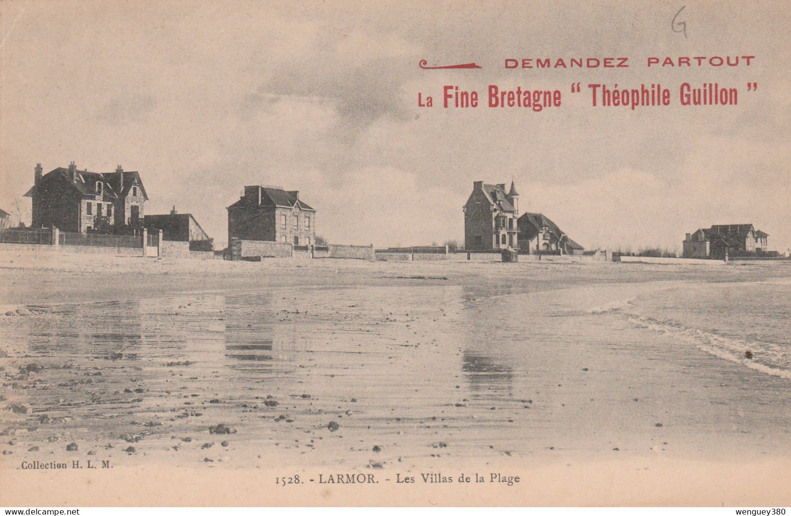 56 LARMOR PLAGE LORIENT.   Les Villas De La Plage  (  Peu Nombreuses)    SUP  PLAN  Env. 1910.   TRES  RARE - Larmor-Plage