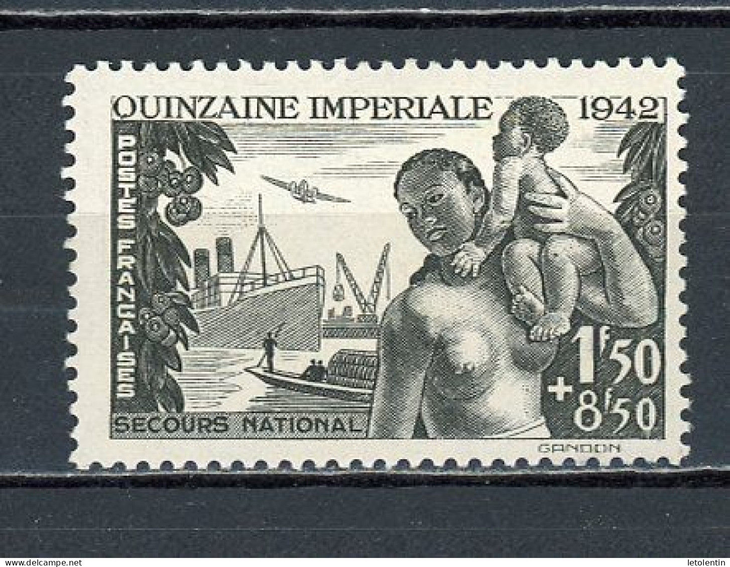 FRANCE - QUINZAINE IMPERIALE - N° Yvert 543 * - Nuovi