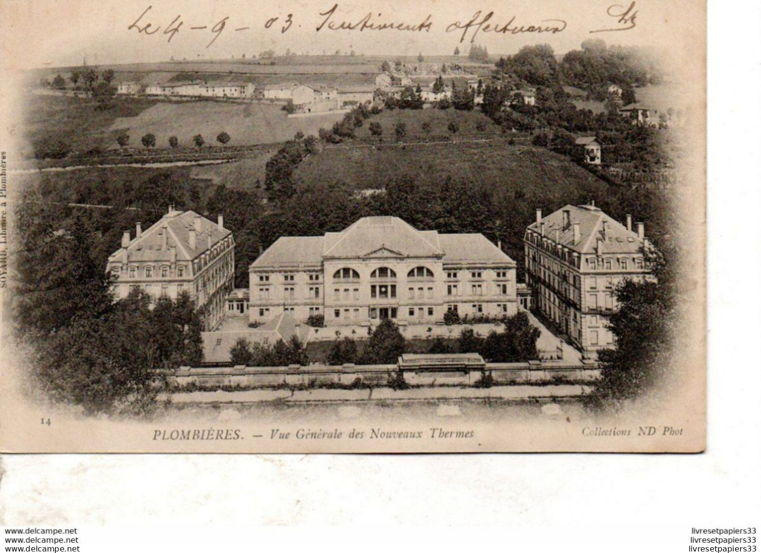 CPA (Belgique) PLOMBIERES - Vue Générale Des Nouveaux Thermes - Blieberg