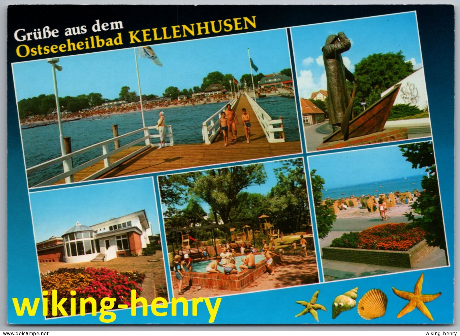 Kellenhusen - Mehrbildkarte  - Mit Muscheln Ind Seesterne - Kellenhusen