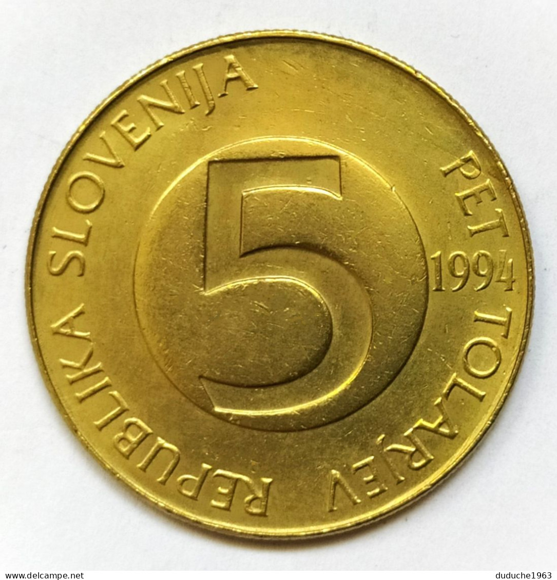 Slovénie - 5 Tolarja 1994 - Slovenia