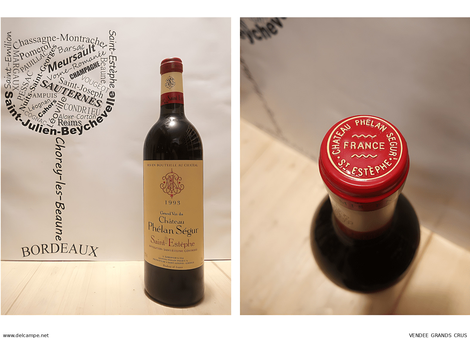 Château Phélan Ségur 1993 - Saint-Estèphe - 1 X 75 Cl - Rouge - Wein