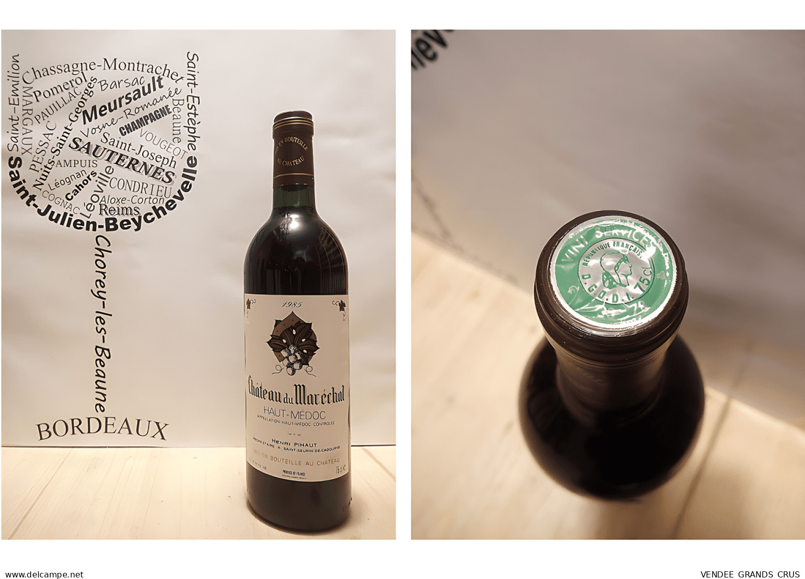 Château Du Maréchal 1985 - Haut-Médoc - 1 X 75 Cl - Rouge - Wein