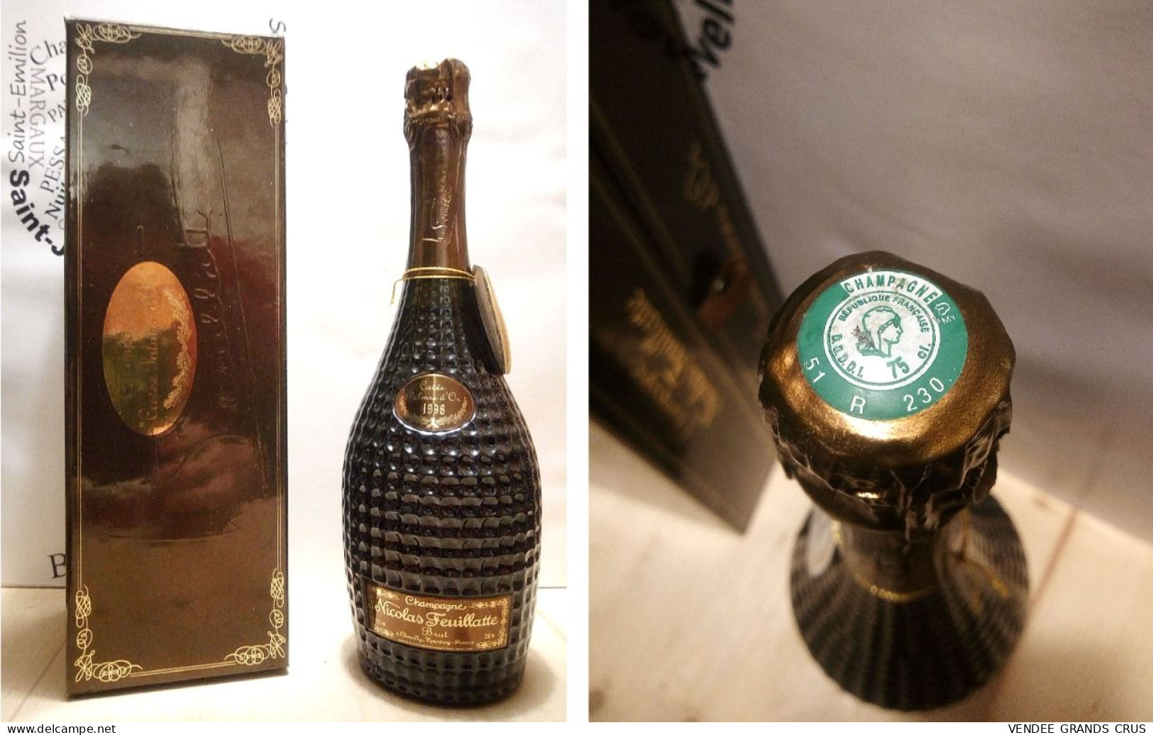 Nicolas Feuillatte - Palmes D'Or 1996 - Champagne - 1 X 75 Cl - Blanc - Champagne & Sparkling Wine
