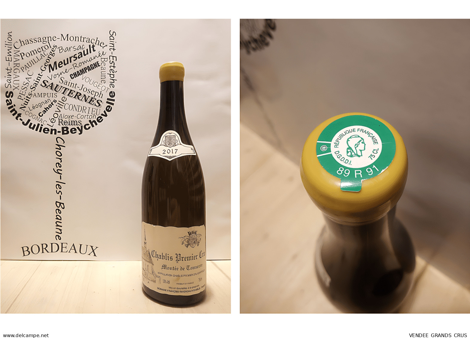 Chablis 1er Cru 2017 - Montée De Tonnerre - Raveneau - 1 X 75 Cl - Blanc - Vino