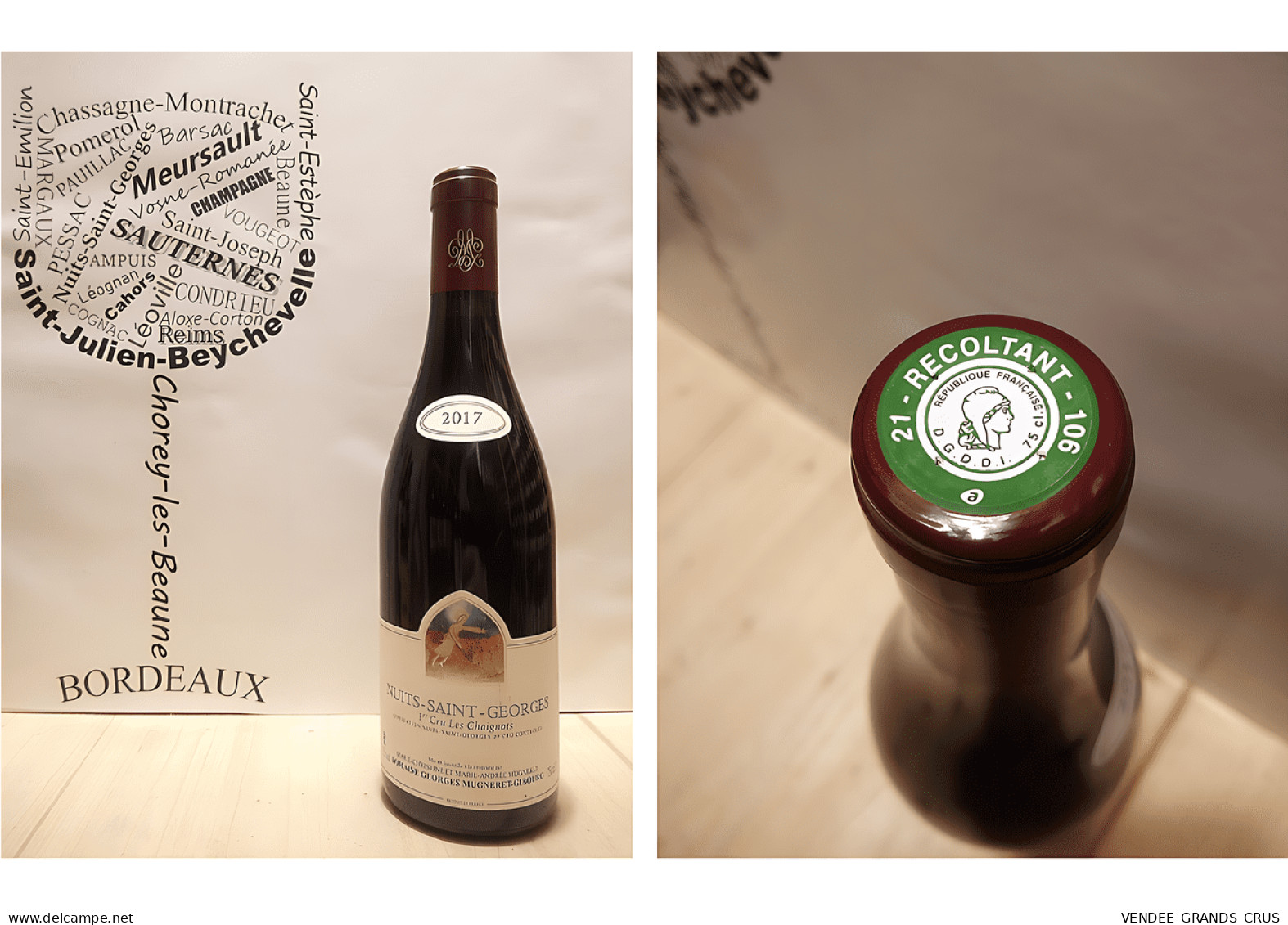 Nuits-Saint-Georges 1er Cru 2017 - Les Chaignots - Mugneret-Gibourg - 75 Cl - Wein