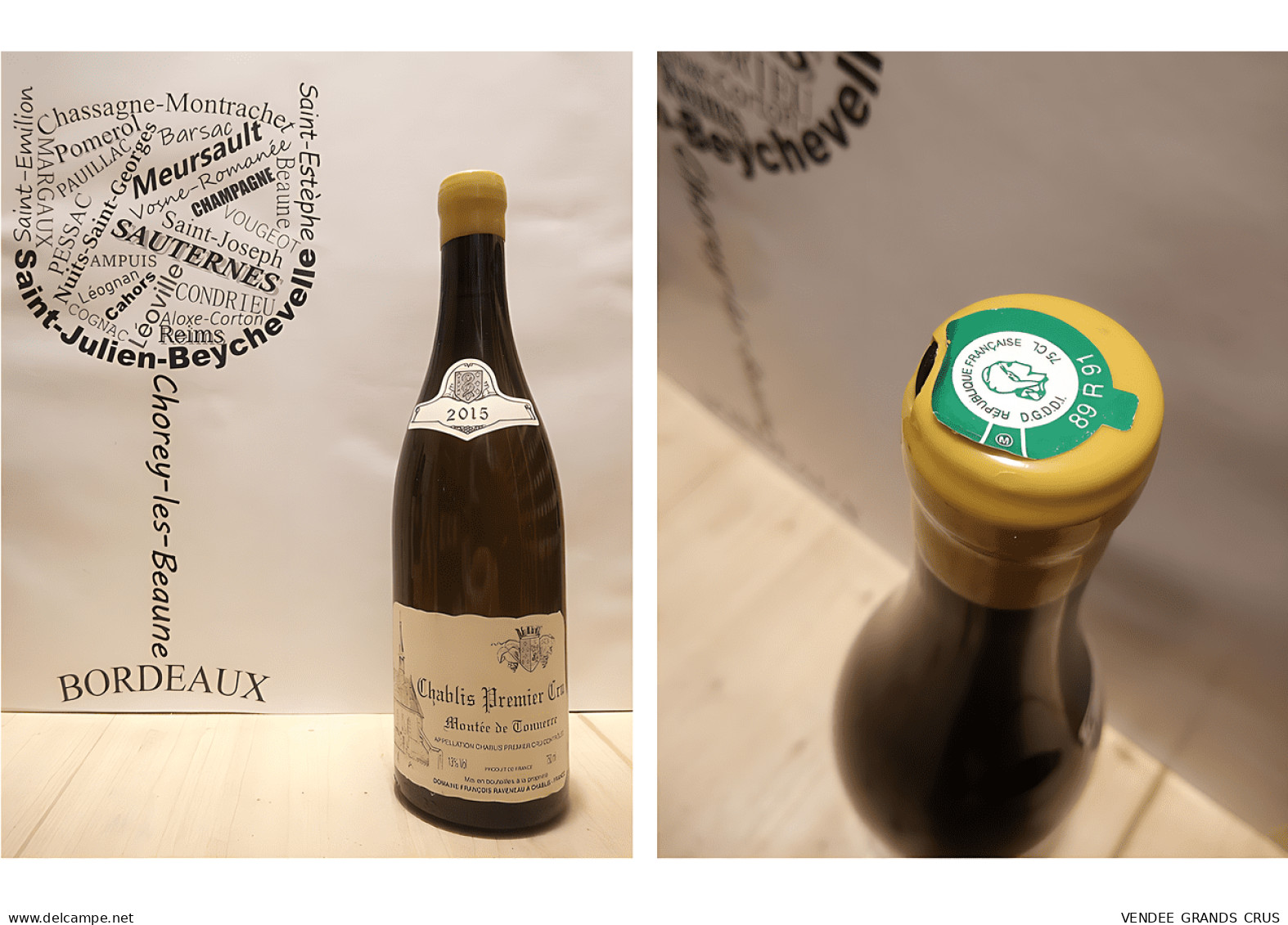 Chablis 1er Cru 2015 - Montée De Tonnerre - Raveneau - 1 X 75 Cl - Blanc - Vino