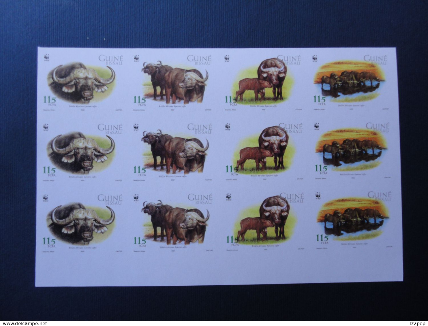 Guinea Bissau 2002  PROOF Imperforated Block WWF - Andere & Zonder Classificatie