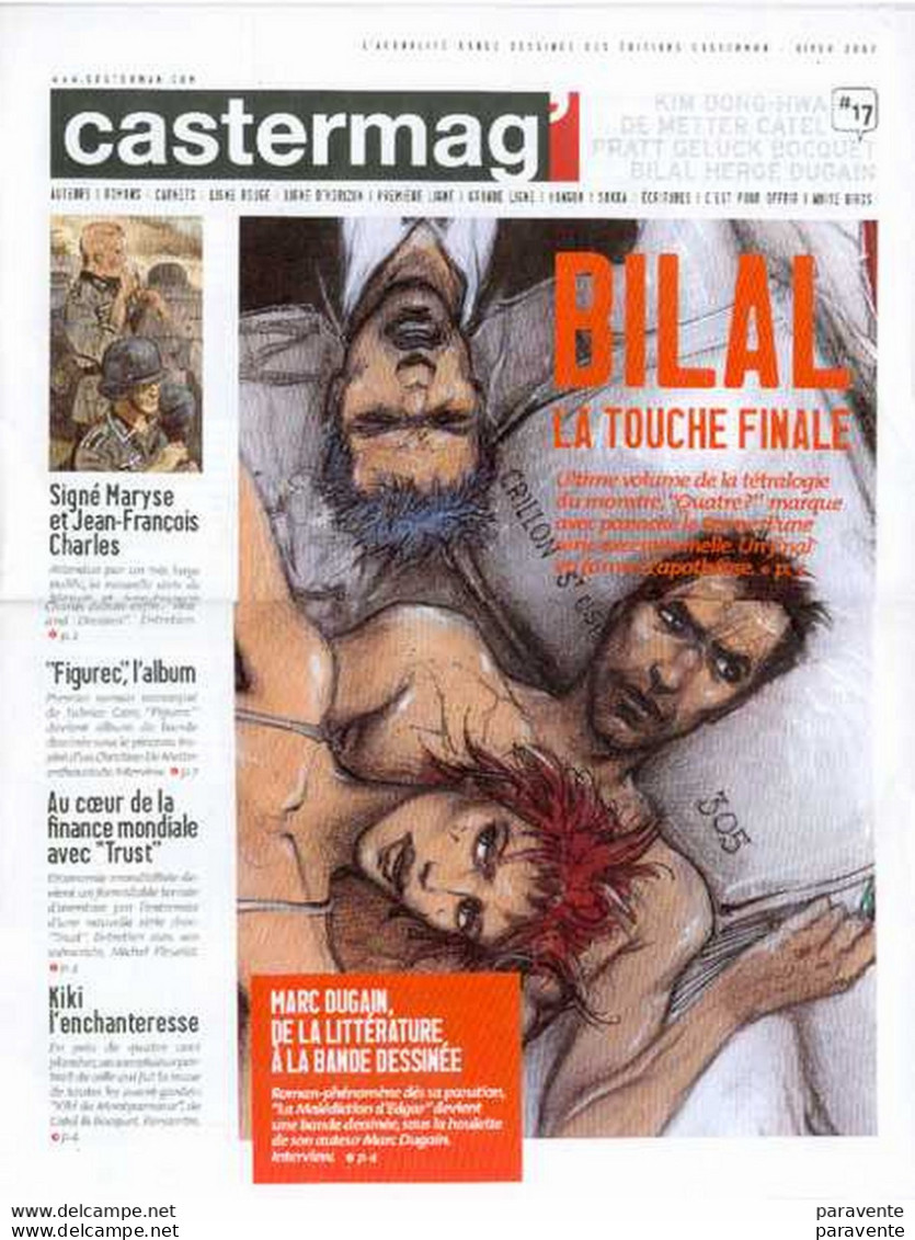 Magazine CASTERMAG 17 Avec BILAL PRATT CHARLES TINTIN - Bilal