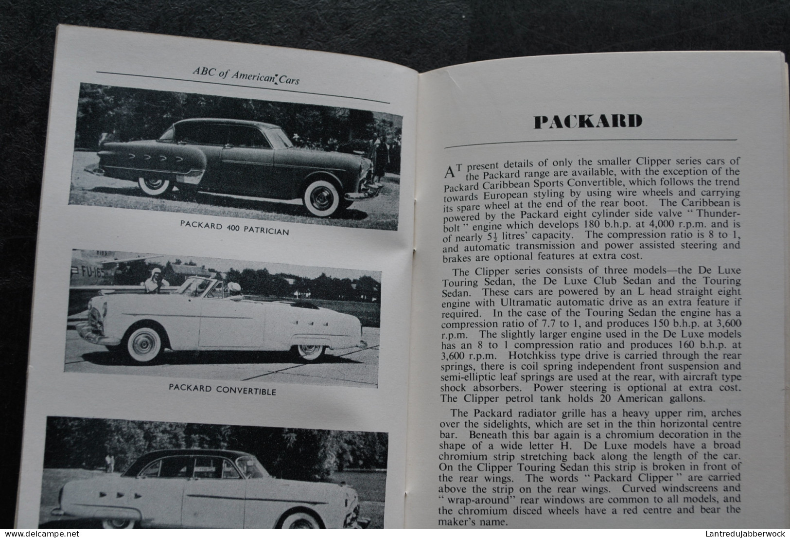 John DUDLEY ABC Of American Cars Ian Allan Sd Packard Pontiac Buick Chrysler Dodge Ford Hudson Lincoln Mercury Plymouth - Auto