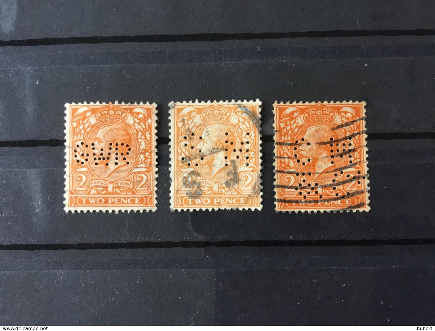 King George V  YT 142. Perfored GWR -SM-CM&C - Used Stamps