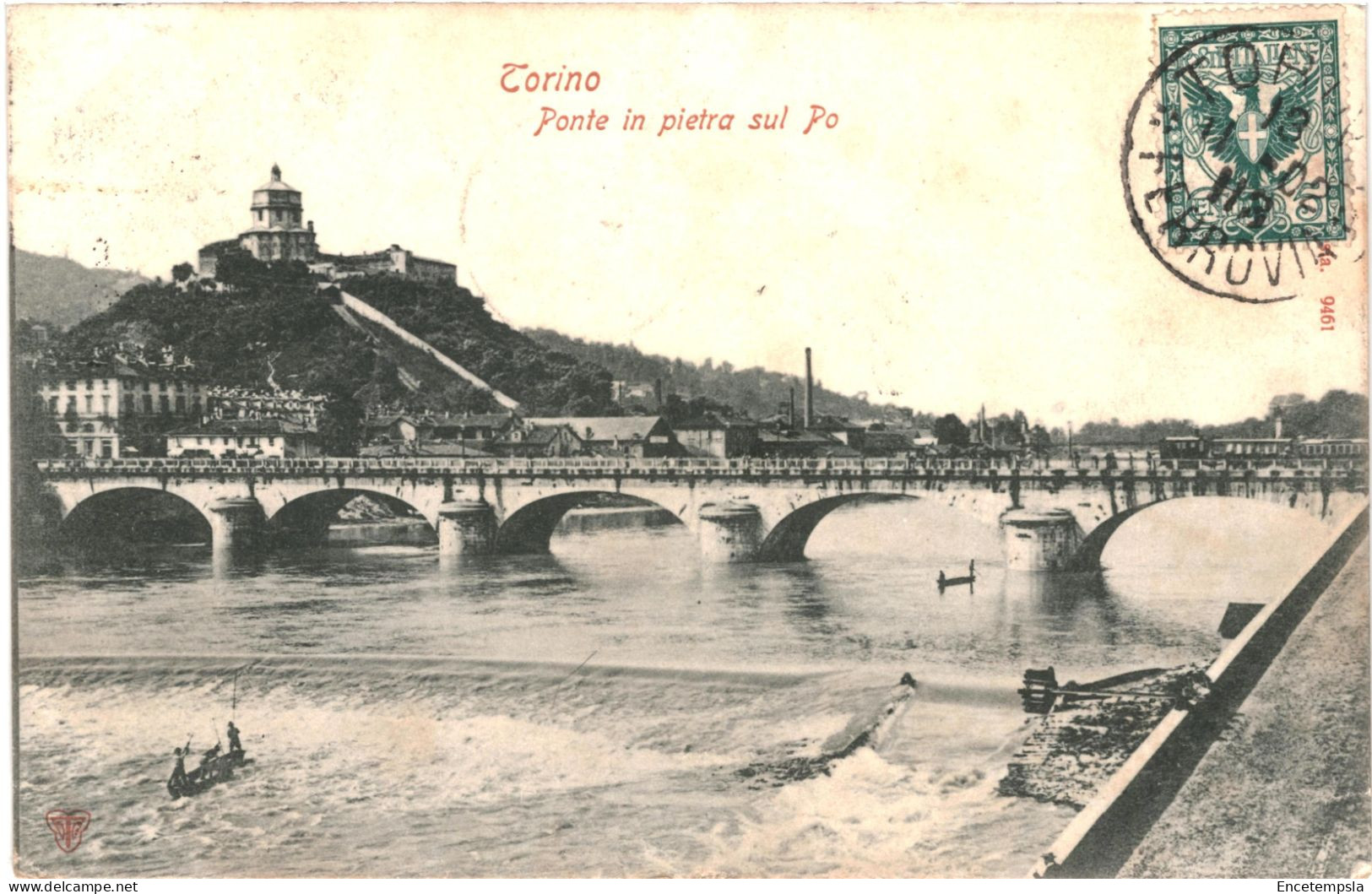 CPA Carte Postale Italie Torino Ponte In Pietra Sul Po 1906   VM78915 - Fiume Po