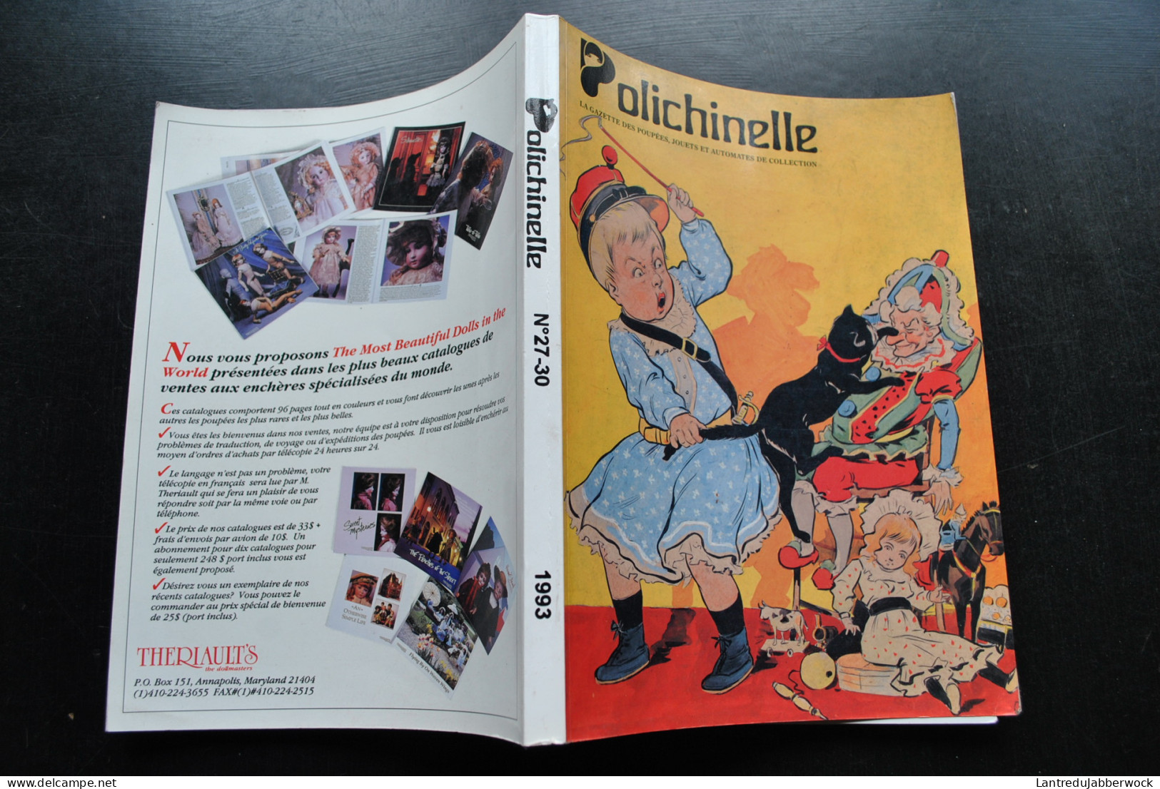 Polichinelle N°27 - 30 1993 La Gazette Des Poupées Jouets Et Automates De Collection Huret Bébé Phenix Denamur Theroude - Dolls