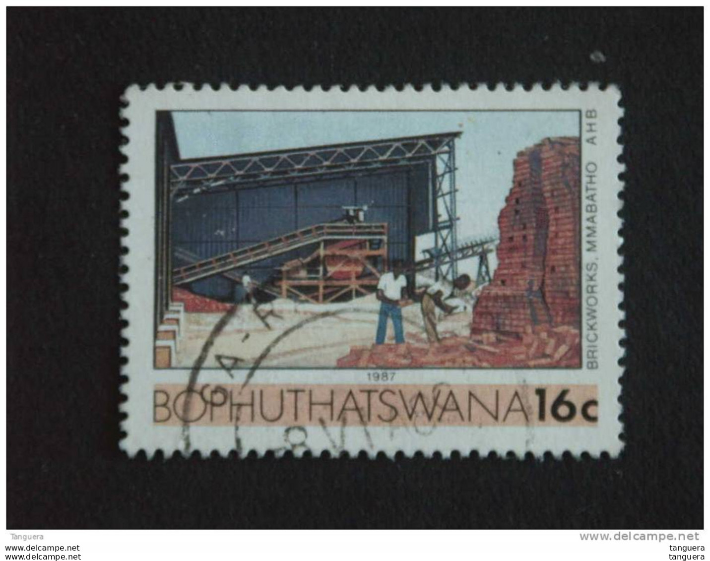Bophuthatswana Bophutatswana 1987 Manufacture De Briques Industrie Yv 185 O - Bofutatsuana