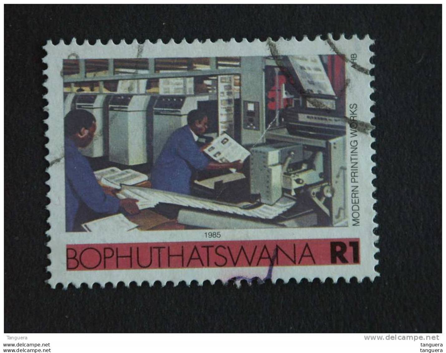 Bophuthatswana Bophutatswana 1985 Imprimerie Industrie Yv 163 O - Bofutatsuana