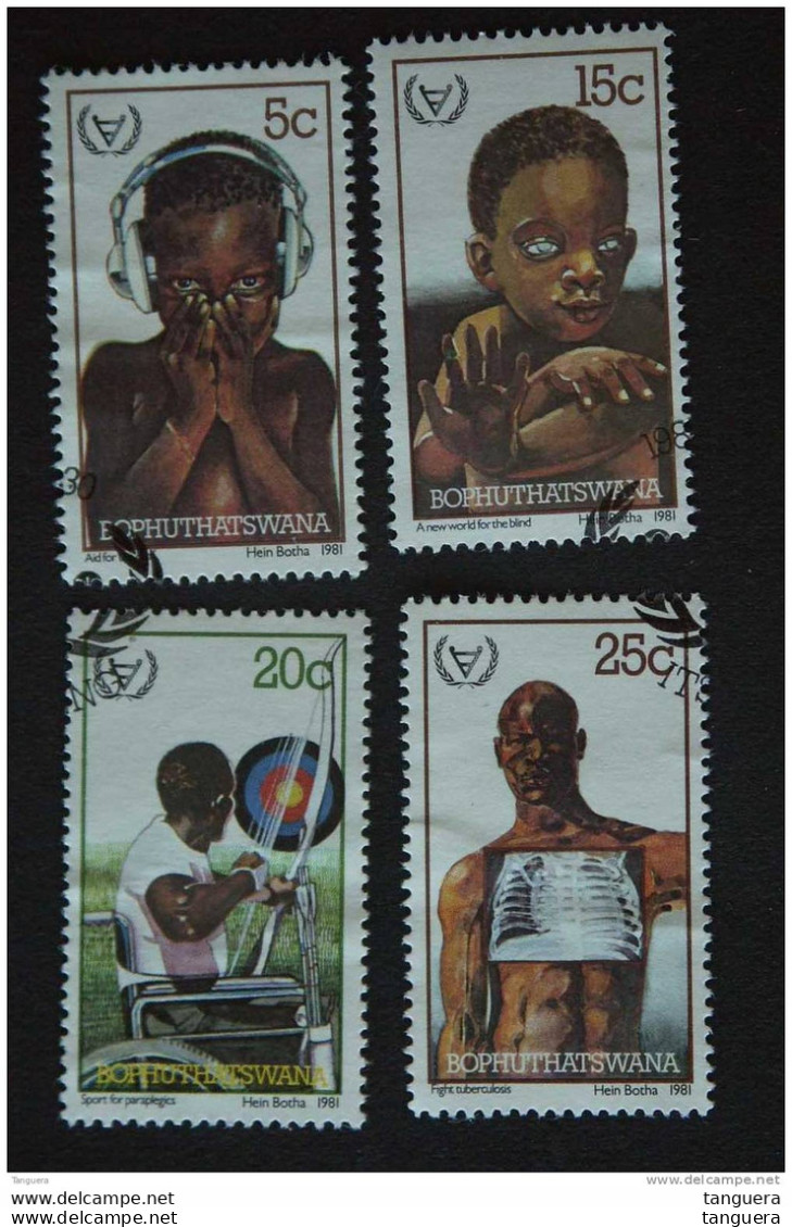 Bophuthatswana 1981 Année Internationale Des Personnes Handicapées  Yv 68-71 O - Handicap