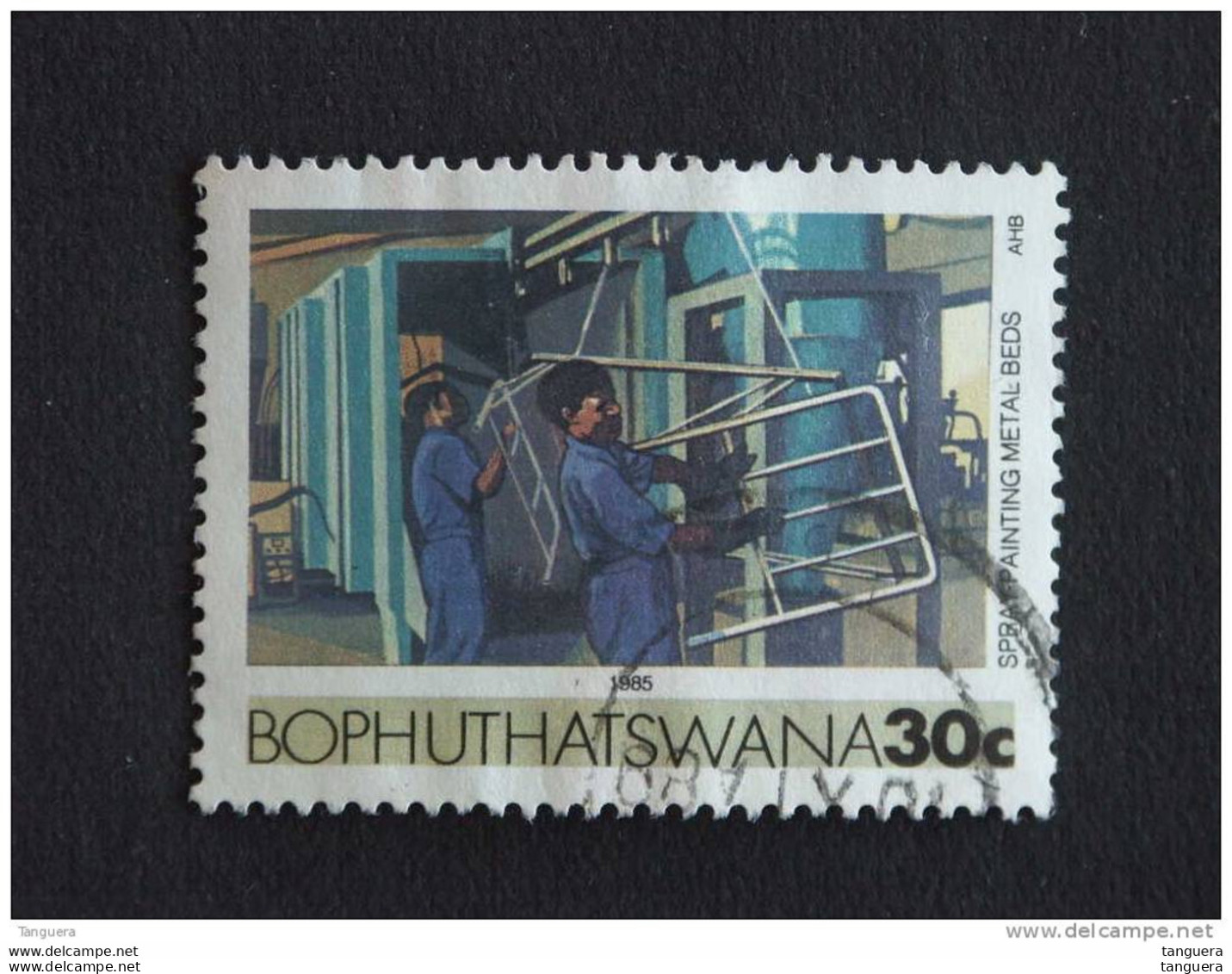 Bophuthatswana Bophutatswana 1985 Peinture De Lits Métaliques Industrie Yv 161 O - Bofutatsuana