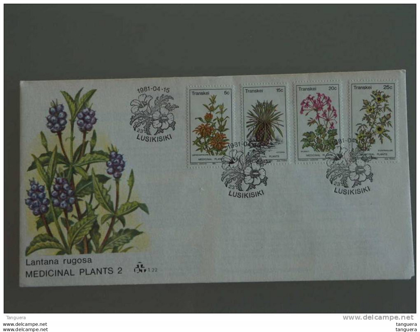 Transkei 1981 FDC Geneeskrachtige Planten Plantes Médicinales (II) Yv 88-91 - Plantes Médicinales