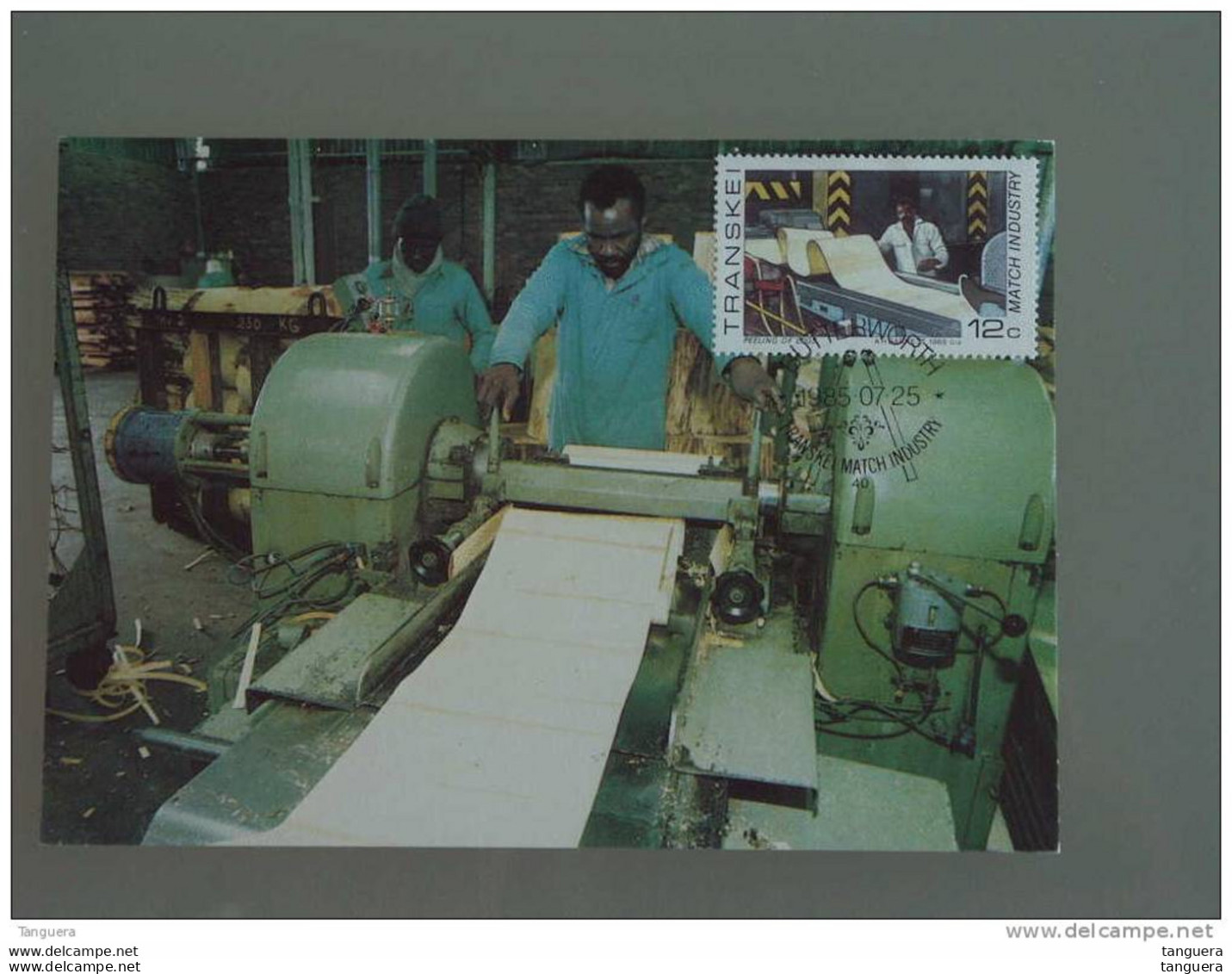 Transkei 1985 MAXIMUM Carte Match Industry Fabrication Des Allumettes Yv 172 - Factories & Industries