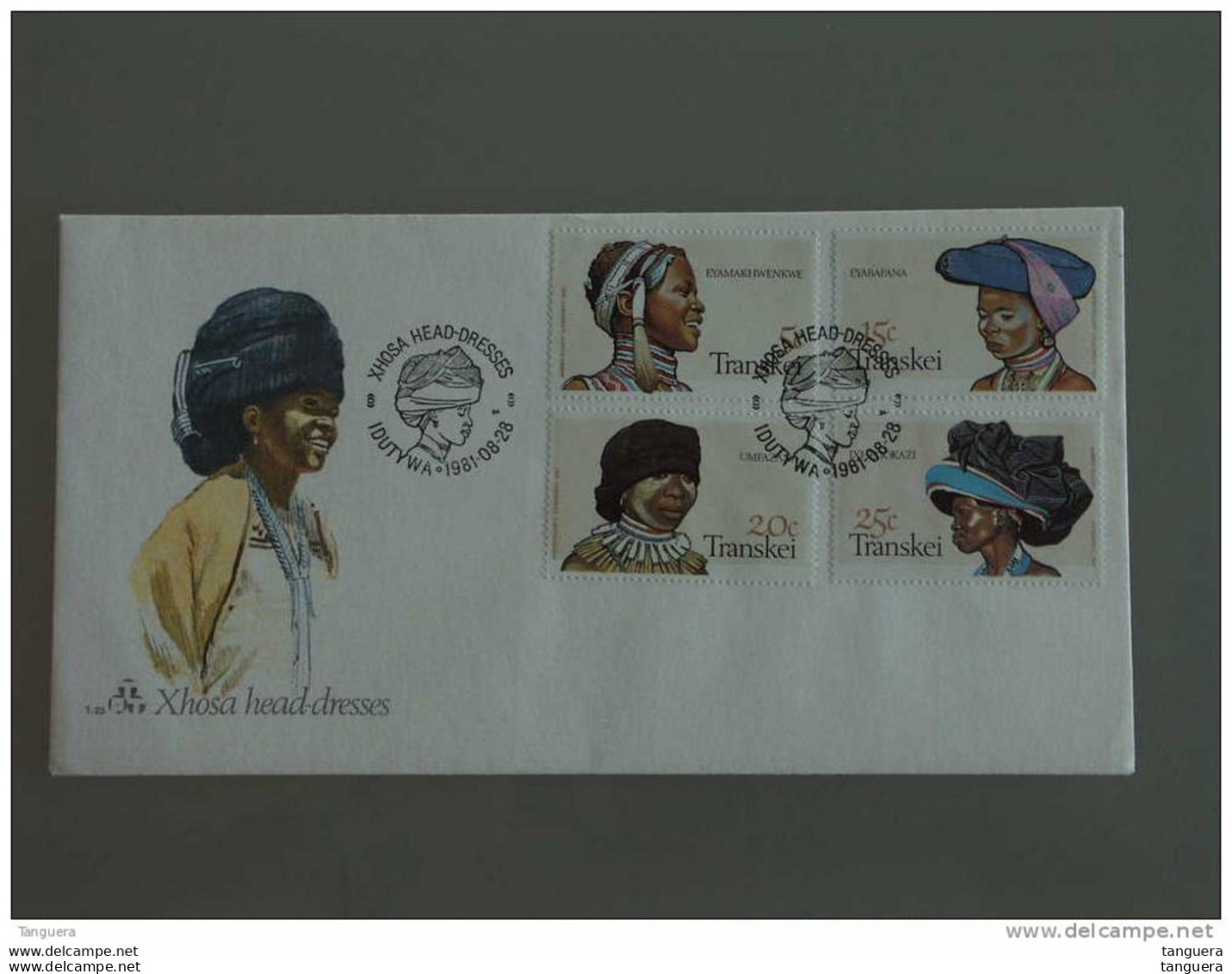 Transkei 1981 FDC Xhosa Head-dresses Coiffures Des Femmes Yv 92-95 - Textile