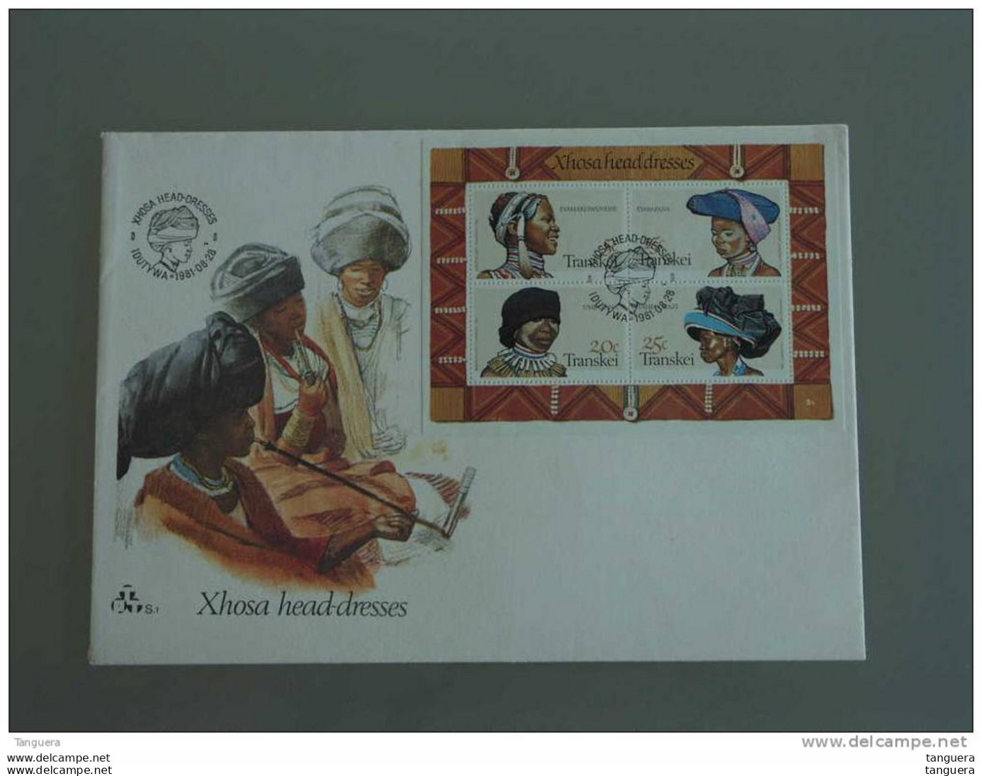 Transkei 1981 FDC Xhosa Head-dresses Coiffures Des Femmes Yv BF 1 - Textile